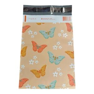 25 Count Butterflies Poly Mailers 7.5" X 10.5"